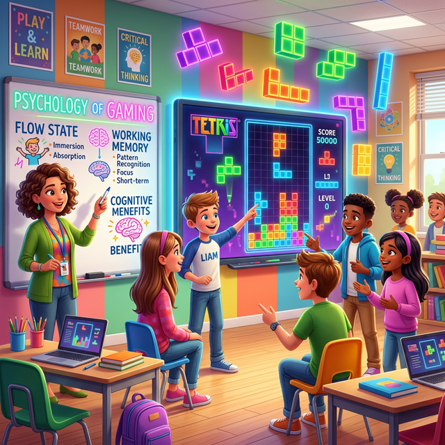 Classroom learning with PartyTris