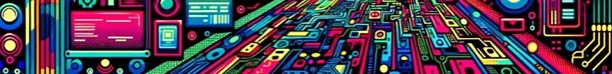 colourful footer