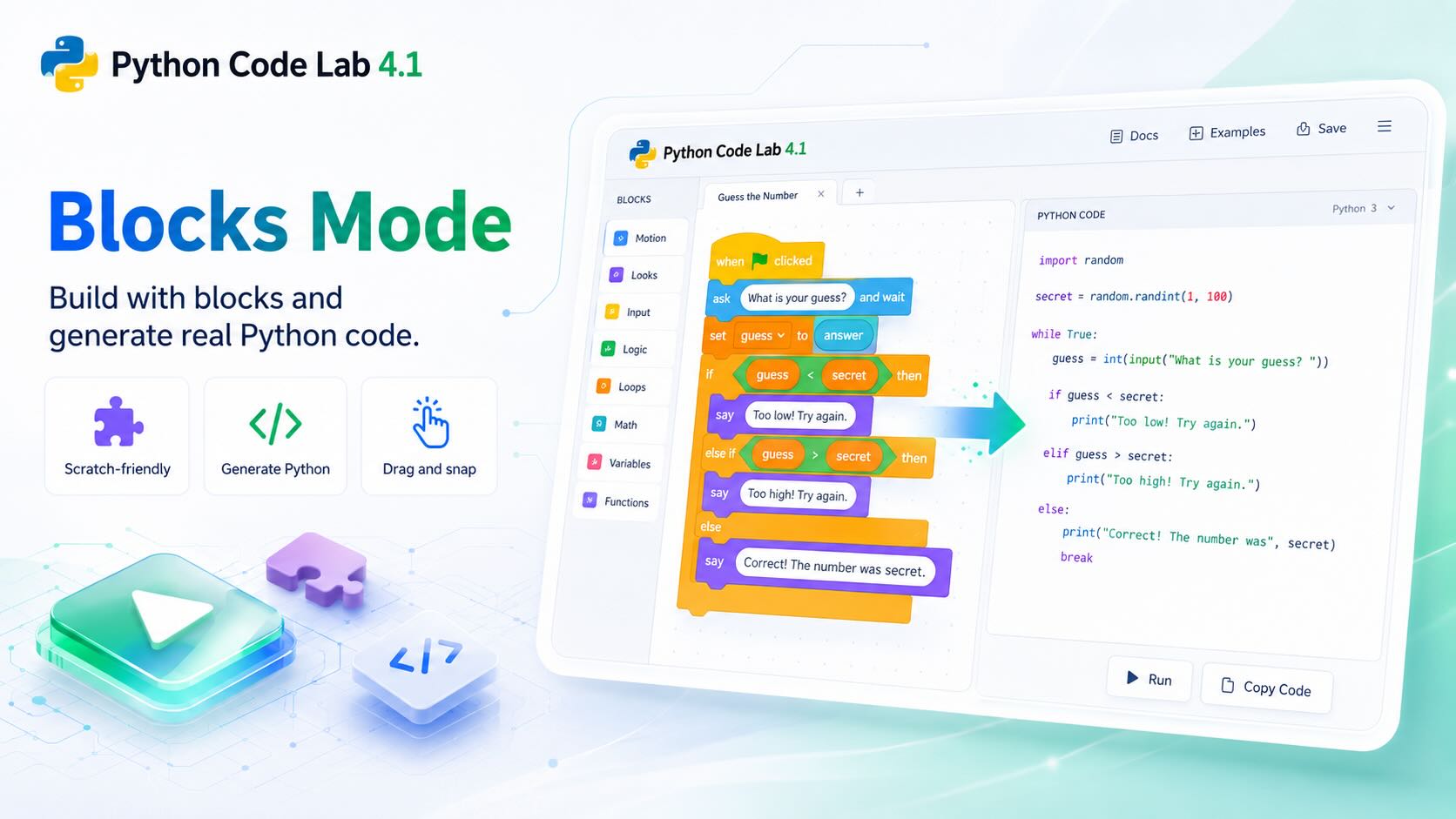 Python Code Lab screenshot 2